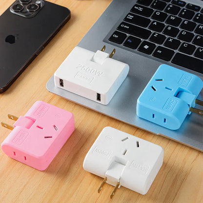 Drehbarer Steckdosenadapter
