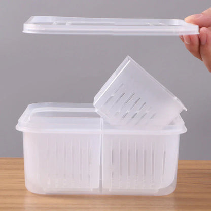 Frischhaltebox mit 4 Fächern – Perfekt für deine Mahlzeiten!