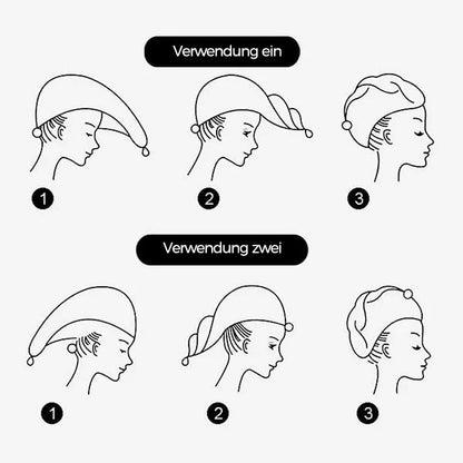 Mikrofaser Haartrockentuch – Sanftes & schnelles Trocknen für gesundes Haar!