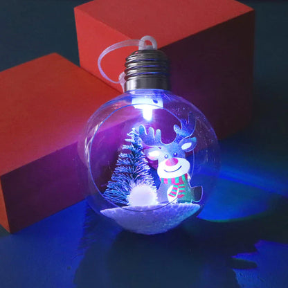 Leuchtende Weihnachtsbaumkugeln