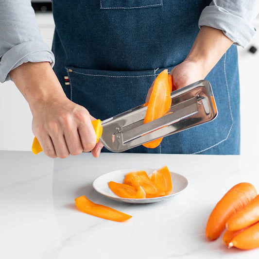 Präziser Edelstahl-Gemüseschäler – Perfekt für jede Küche!