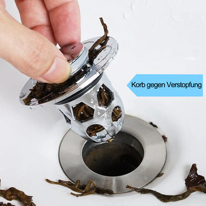 Universeller Abflussstopfen für Waschbecken