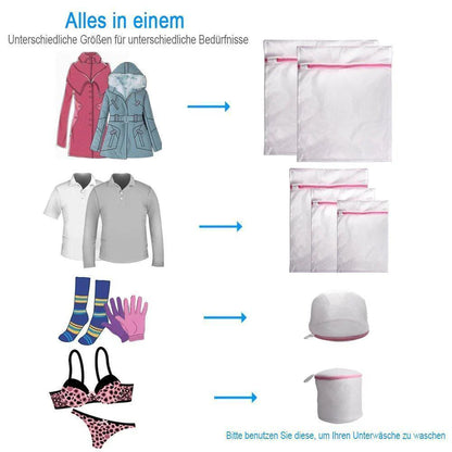 Waschnetz-Set für Kleidung, 7-teilig