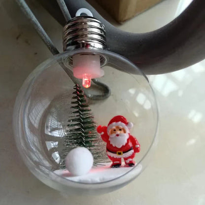 Leuchtende Weihnachtsbaumkugeln