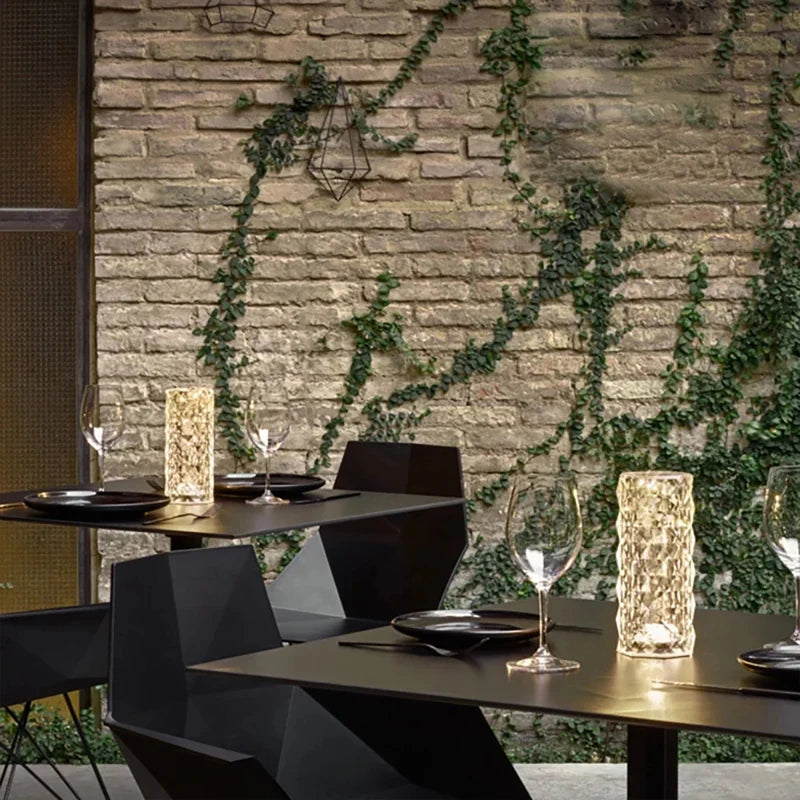 Romantische Kristall-Tischlampe – Eleganz und Stil für Ihr Zuhause