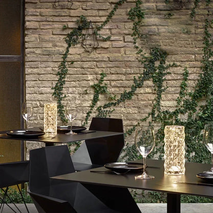 Romantische Kristall-Tischlampe – Eleganz und Stil für Ihr Zuhause