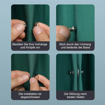 MagnetoClip – Magnetische Vorhanghalter für stilvolle Fensterdekoration