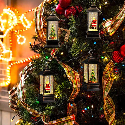 Weihnachtliche LED-Wasserlaterne – Magische Festtagsstimmung!