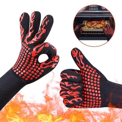 Professionelle Hitzebeständige Grillhandschuhe - 1 Paar