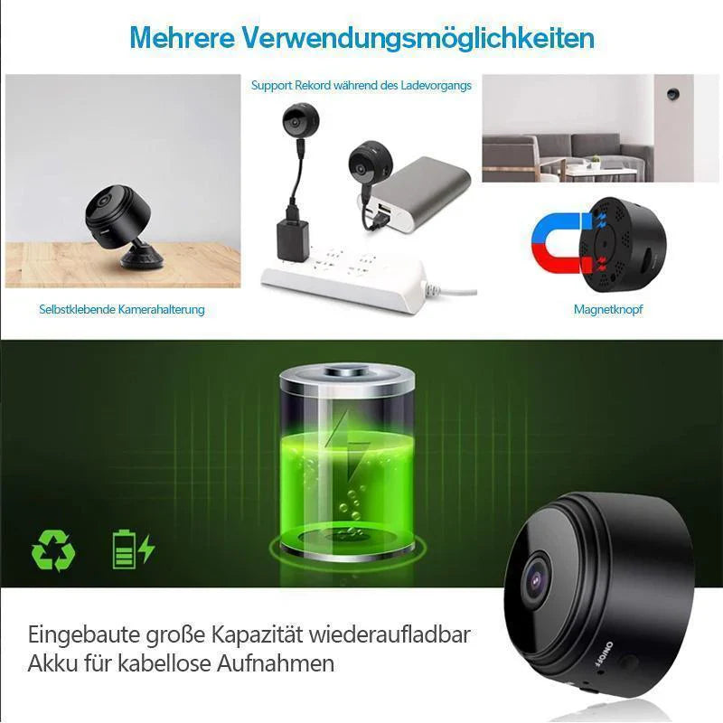 1080p Magnetische Mini WiFi Kamera