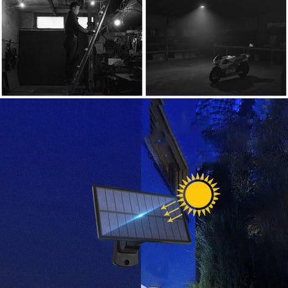 Solar-Wandleuchte mit Bewegungsmelder und Fernbedienung