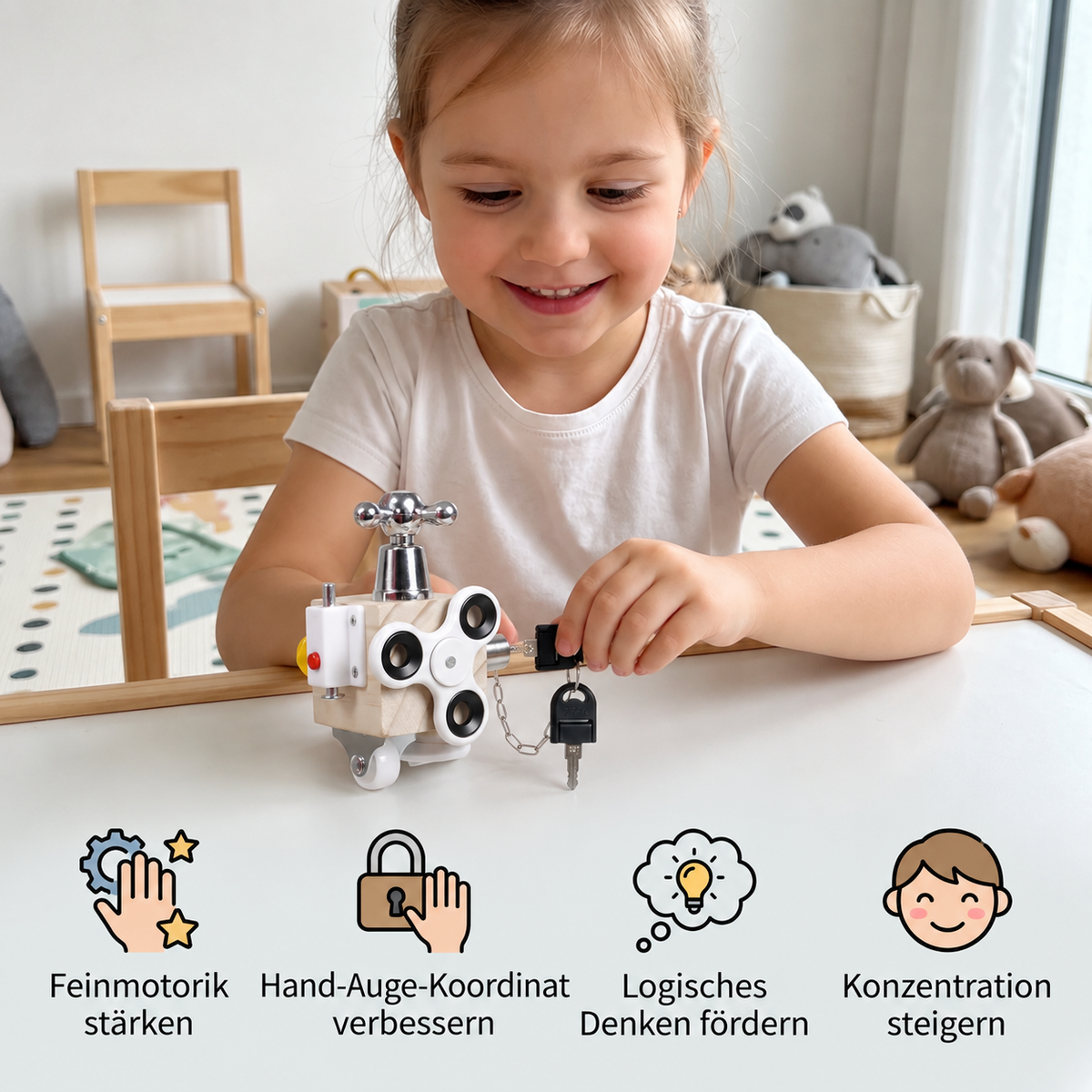 MagicCube – Montessori-Beschäftigungswürfel