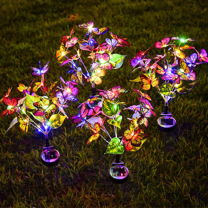 Solar-Schmetterlingslichter für den Garten
