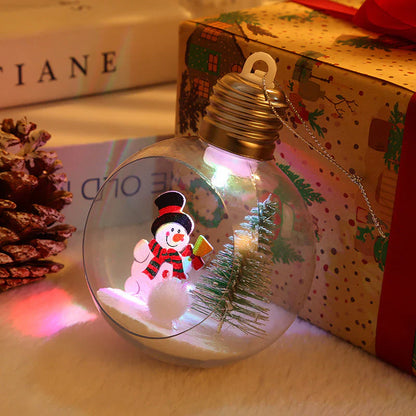 Leuchtende Weihnachtsbaumkugeln