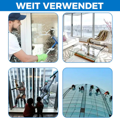 Multifunktionaler Glasschaber für Fenster und Glasoberflächen