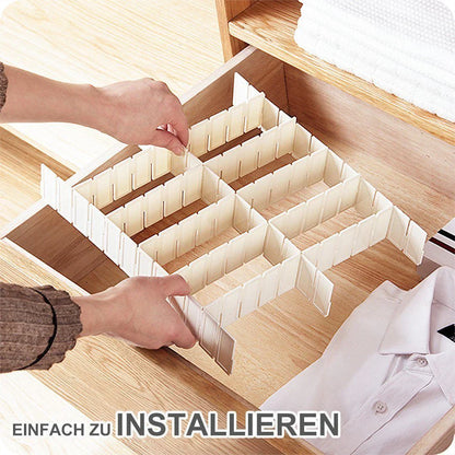 Verstellbare Schubladenteiler für optimale Ordnung