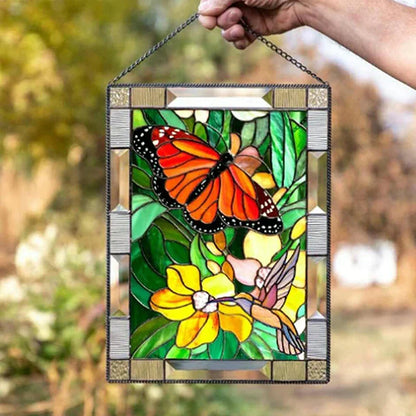 Buntglas Vogel-Anhänger für Fensterdekoration