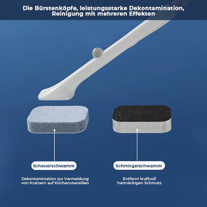 Multifunktionale Reinigungsbürste für die Küche