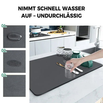 Ultra-saugfähige Küchen-Abtropfmatte – Schnell trocknend & hygienisch