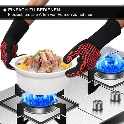 Professionelle Hitzebeständige Grillhandschuhe - 1 Paar