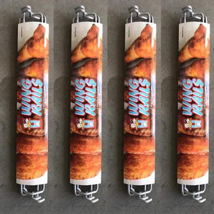 BBQ-Flügelhalter aus Edelstahl