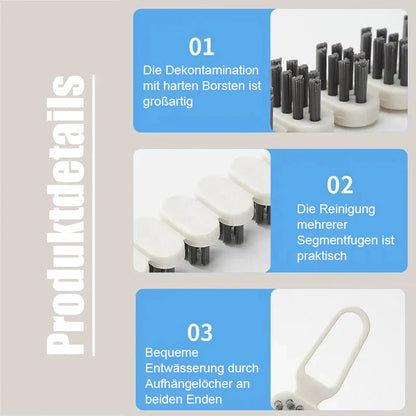 Flexible Reinigungsbürste für schwer erreichbare Stellen