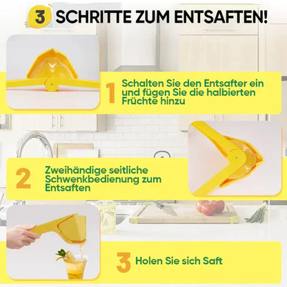 Faltbarer Handentsafter – Frischer Saft mit Leichtigkeit
