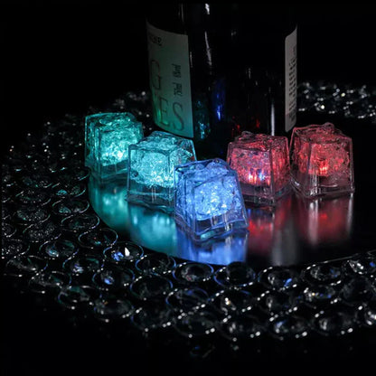 LED Eiswürfellichter – Mehrfarbiges Beleuchtungs-Set (12 Stück)