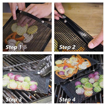 Wiederverwendbare Antihaft-Mesh-Grilltasche