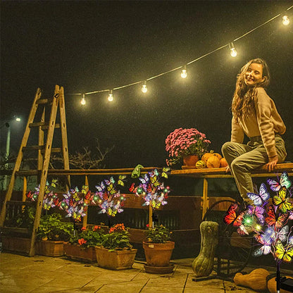 Solar-Schmetterlingslichter für den Garten