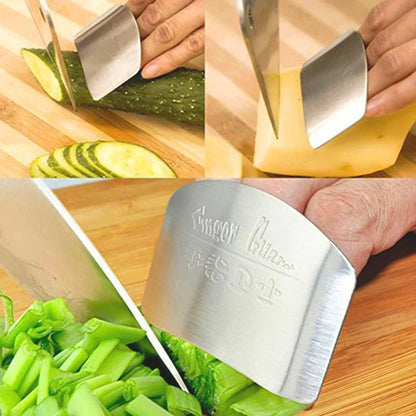 Edelstahl Fingerschutz für sicheres Schneiden