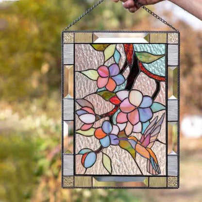 Buntglas Vogel-Anhänger für Fensterdekoration