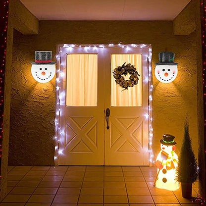 Winterliche Schneemann-Lampenschirm für die Veranda
