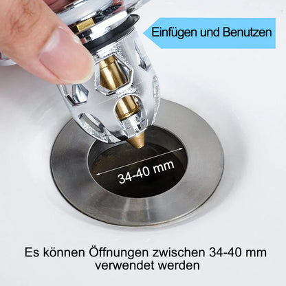Universeller Abflussstopfen für Waschbecken