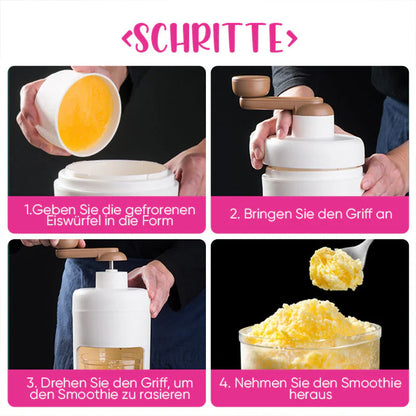 Manuelle Eiscrusher Maschine – Perfekt für erfrischende Drinks!