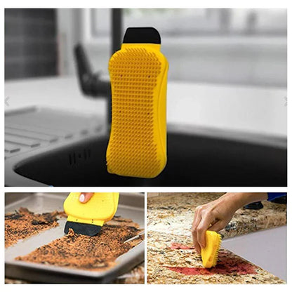3-in-1 Multifunktionale Silikon-Reinigungsbürste