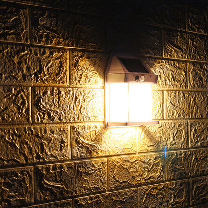 Solar-Wandleuchte mit Bewegungssensor