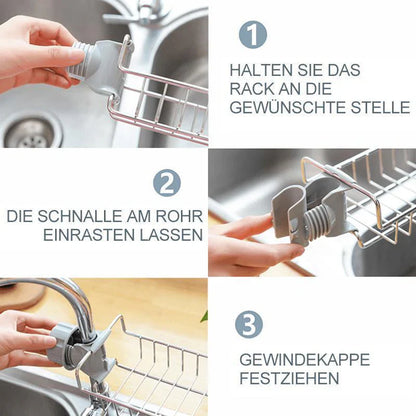 Multifunktionales Spülbecken-Organisationsregal – Praktisch und Stilvoll