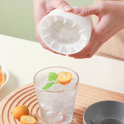 Pilzförmiger Silikon-Eiswürfelbehälter – Perfekt für coole Erfrischungen!