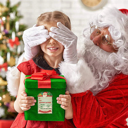 Weihnachtliche Geschenkaufkleberrolle (200 Stück)