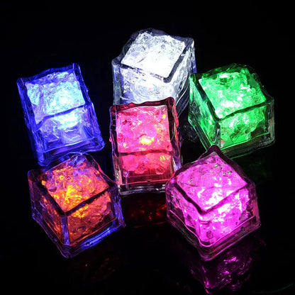 LED Eiswürfellichter – Mehrfarbiges Beleuchtungs-Set (12 Stück)