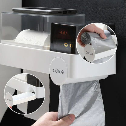 Wandmontierte 3-in-1 Badezimmer-Aufbewahrungsbox