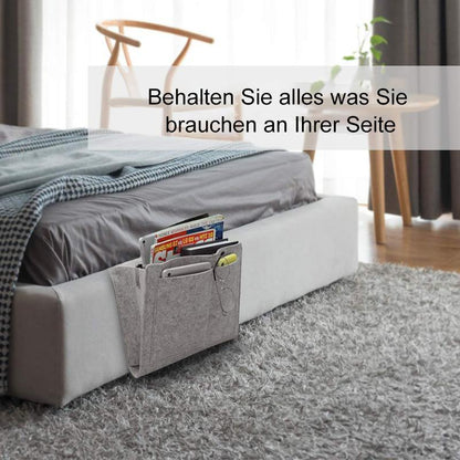 Filz Hänge-Organizer – Mehr Ordnung für Bett, Sofa & Tisch