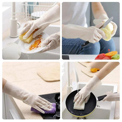 Langlebige Gummihandschuhe (1 Paar)
