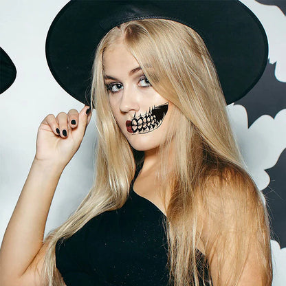 Halloween Scherz-Tattoos – 10 Temporäre Gruselaufkleber