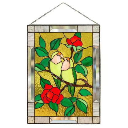 Buntglas Vogel-Anhänger für Fensterdekoration