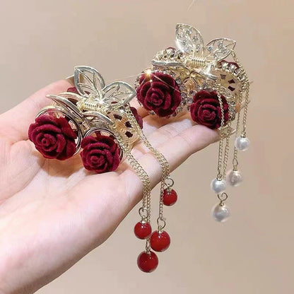Elegante Haarspange mit Quaste