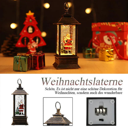Weihnachtliche LED-Wasserlaterne – Magische Festtagsstimmung!