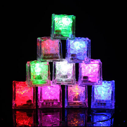LED Eiswürfellichter – Mehrfarbiges Beleuchtungs-Set (12 Stück)