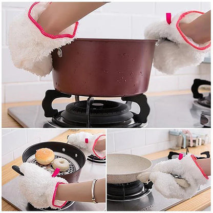 Wasserdichte Bambusfaser-Handschuhe für Haushalt & Küche